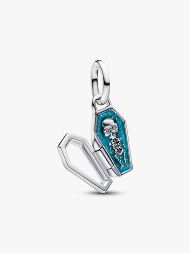 Charm que se puede abrir Ataúd que Brilla en la Oscuridad