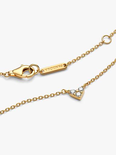 Collar Collier Corazón Triple Gema