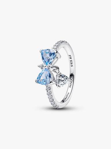 Anillo lazo azul de Bridgerton