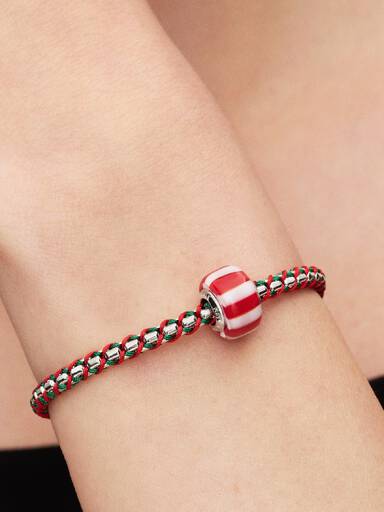 Charm de cristal Murano Menta Roja