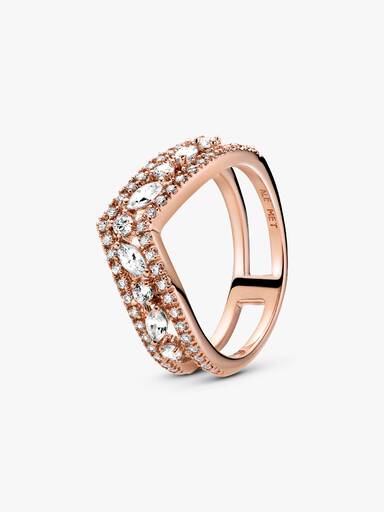 Anillo Doble Deseo Brillante