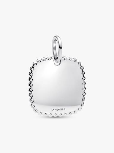 Colgante Placa grabable cuadrada