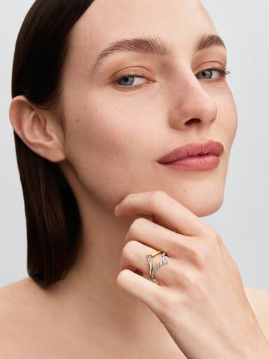 Anillo Tiara Baguette
