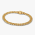 Brazalete de Cadena Cubana en Pavé Brazalete de Cadena Cubana en Pavé