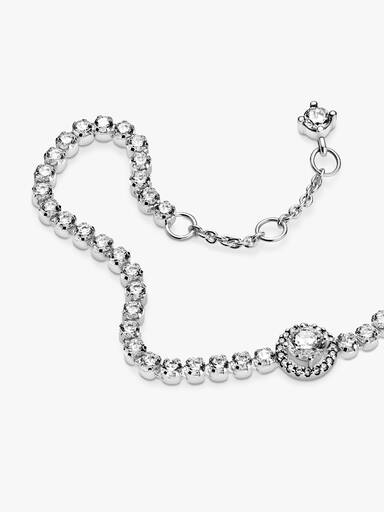 Brazalete de tenis Halo reluciente