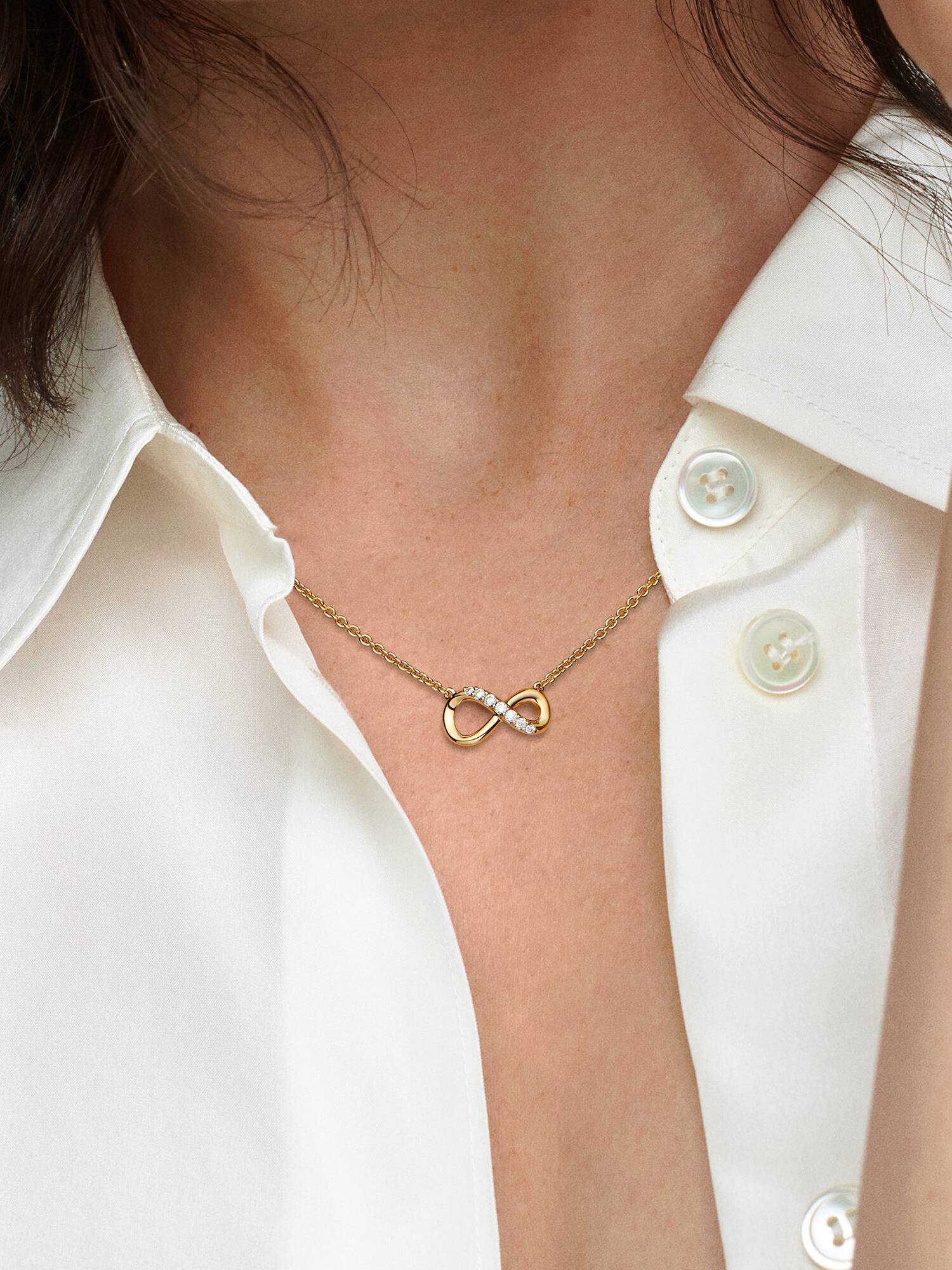 Collar collier Infinito resplandeciente