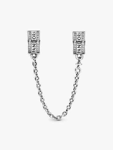 Cadena de seguridad con charm sujetador con logo