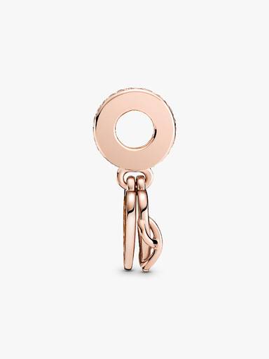 Charm colgante Corazón con infinito Te amo