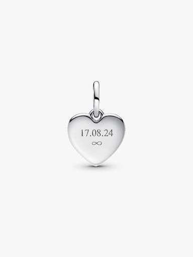 Charm Colgante Grabable Corazón Amor