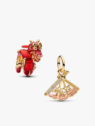 Dúo de charms de Mulán de Disney