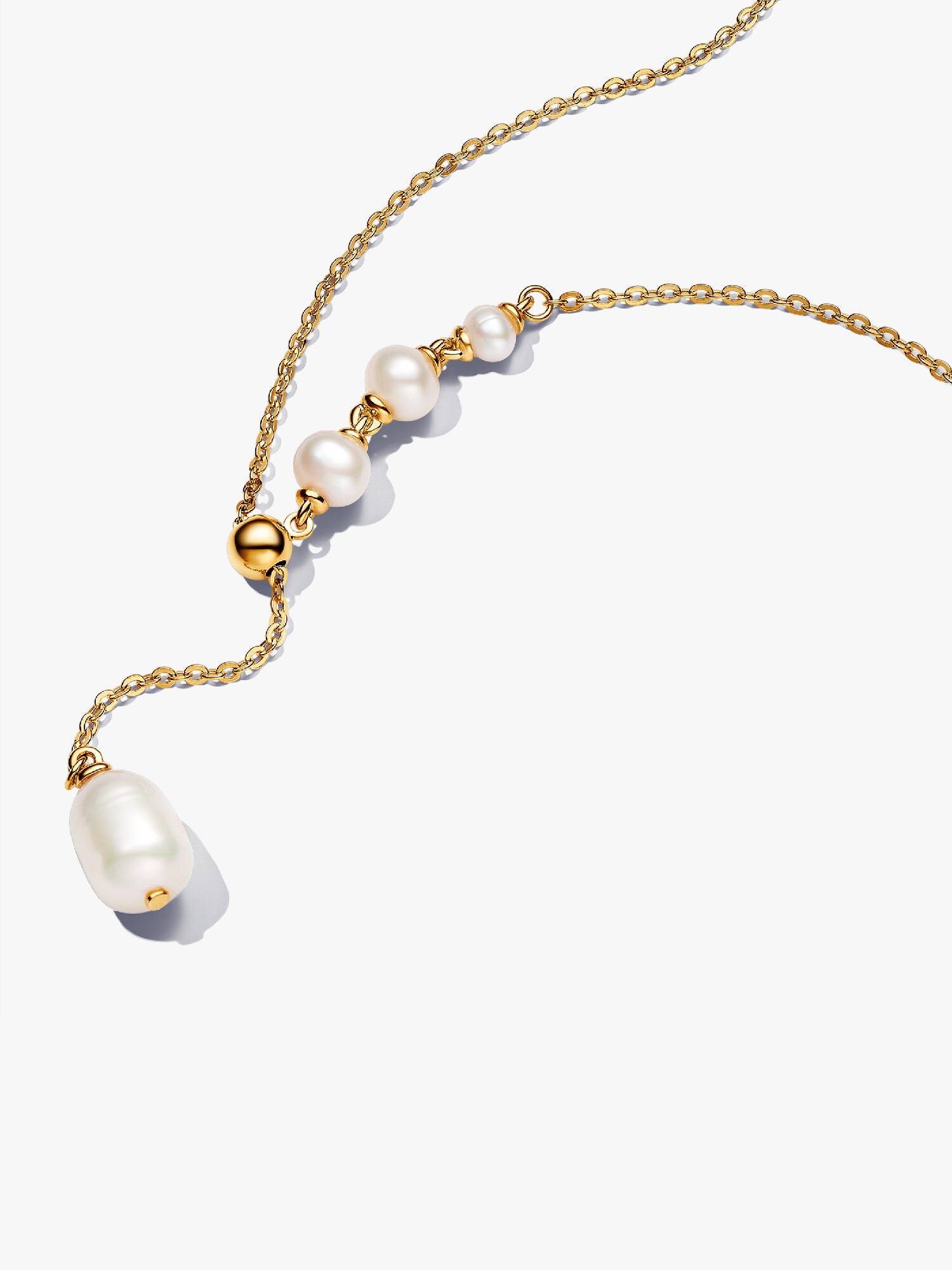 Collar de gota Perla cultivada de agua dulce tratada