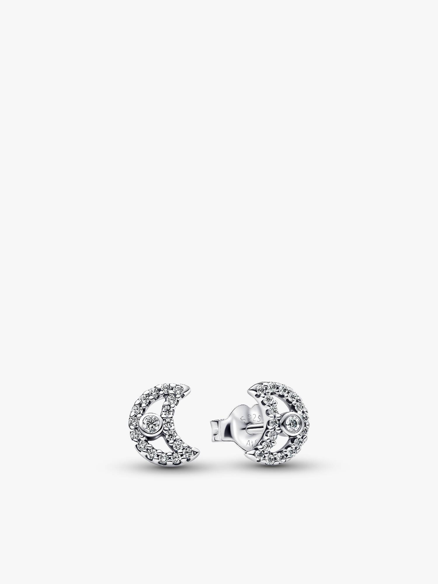 Aretes de botón Moño reluciente