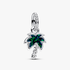 Charm Colgante Palmera Verde Opalescente Charm Colgante Palmera Verde Opalescente
