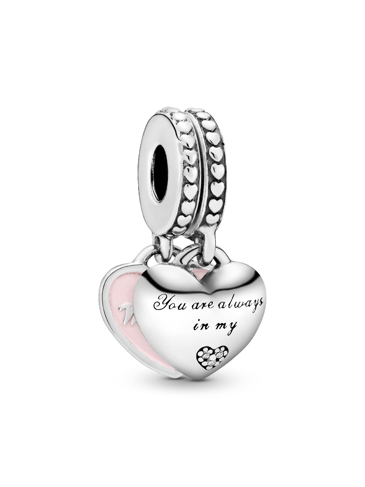 Charm colgante corazones Madre e Hija