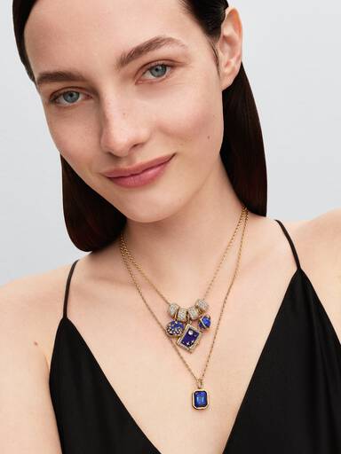 Charm Colgante Planeta Azul Celestial Giratorio
