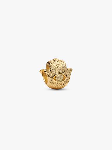 Mini Charm Mano Hamsa con textura