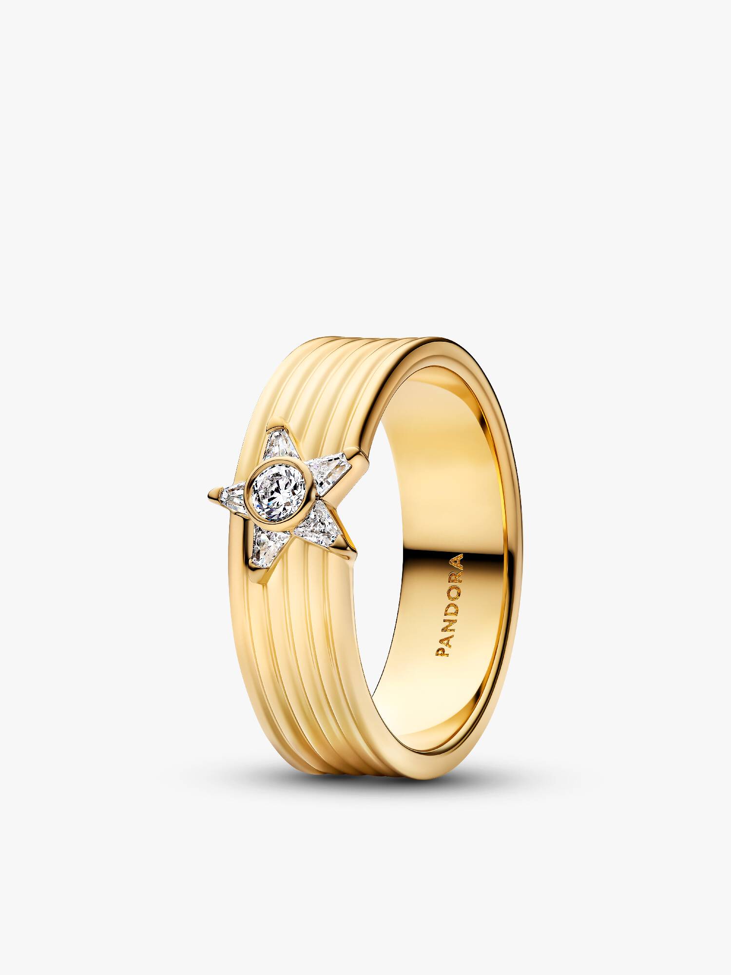 Anillo de Banda Ancha Estrella Fugaz Reluciente 