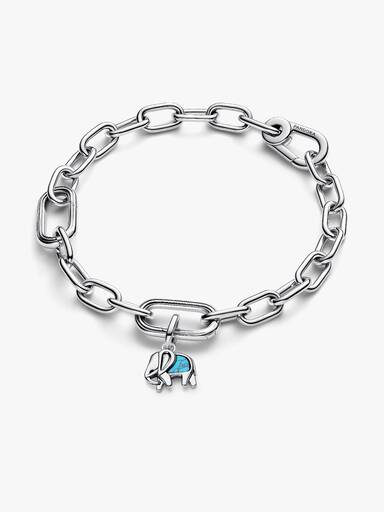 Mini Charm Colgante Elefante Turquesa