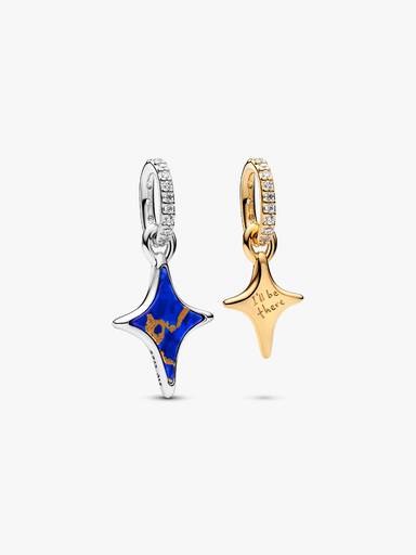 Charm Colgante Doble Divisible Estrellas