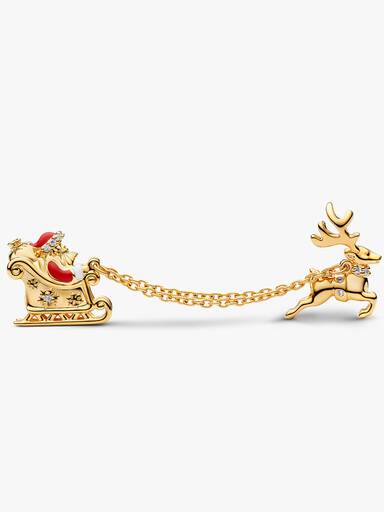 Charm doble Trineo de Santa