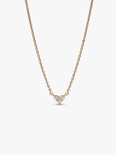 Collar Collier Corazón Triple Gema