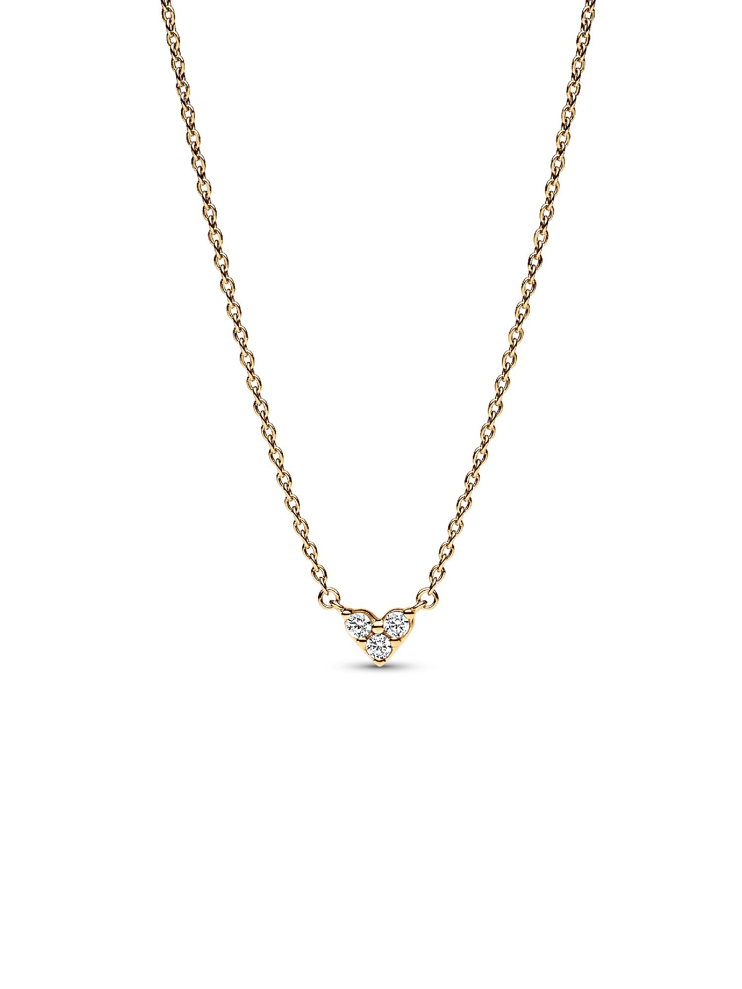 Collar Collier Corazón Triple Gema