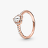 Anillo corazón elevado reluciente Anillo corazón elevado reluciente