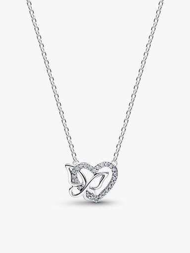 Set de joyas Corazón y mariposa entrelazados de Pandora Moments