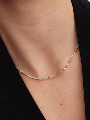 Collar cadena de cable