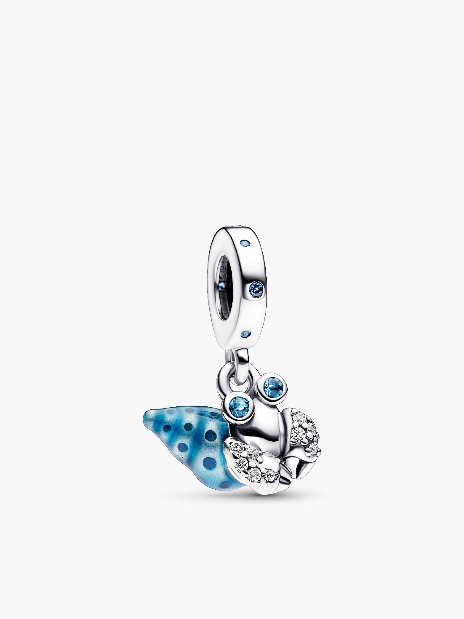 Charm colgante Cangrejo ermitaño que brilla en la oscuridad